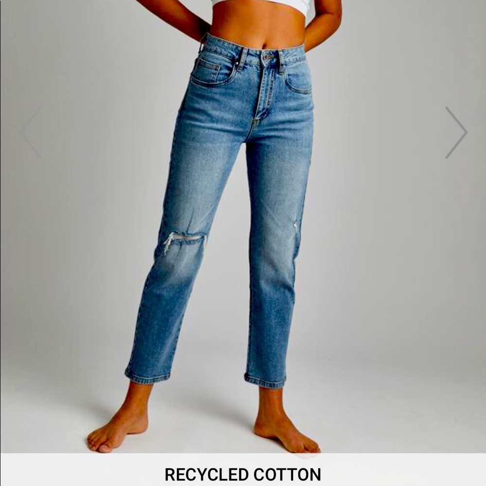 Cotton on straight baggy leg jeans